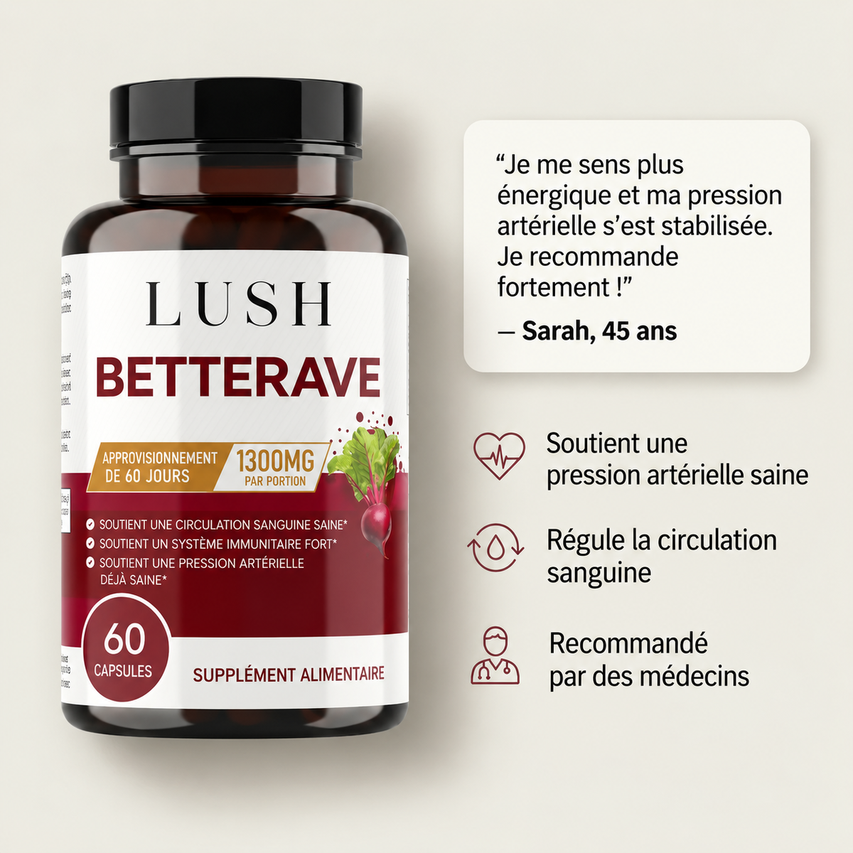 Lush™ Capsules De Betterave