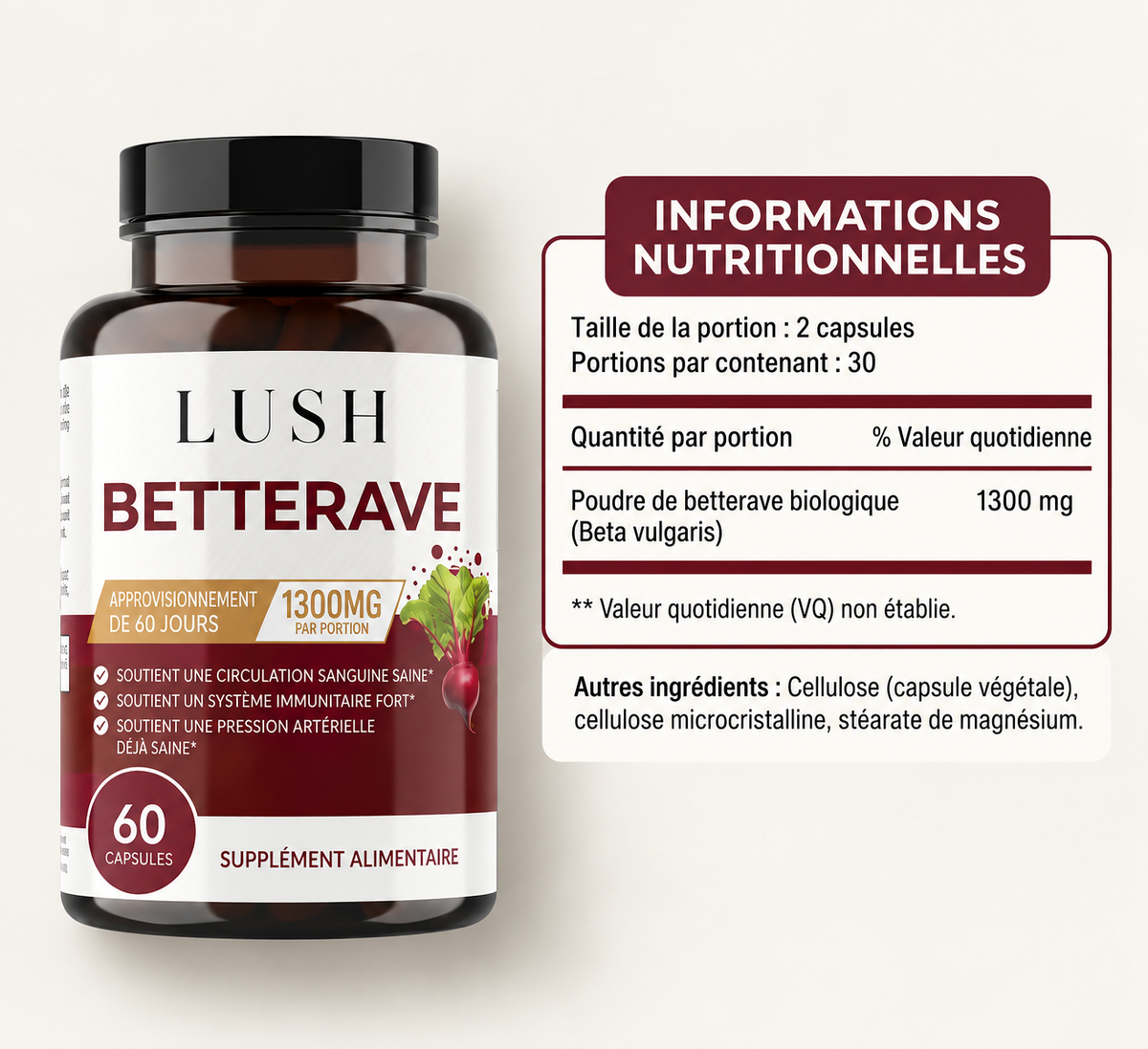 Lush™ Capsules De Betterave