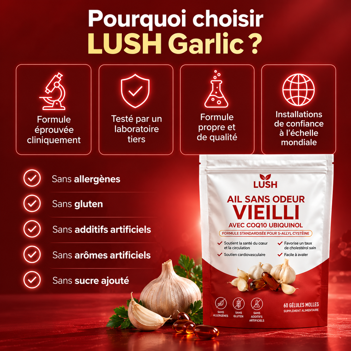 Lush™ Ail Sans Odeur Vieilli